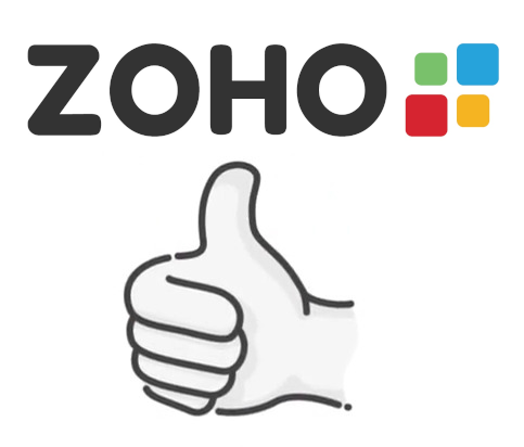 Zoho thumbs up